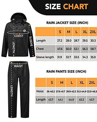 Foxelli Rain Suit for Men and Women - Waterproof Rain Gear with Hood for  Motorcycle, Golf, Fishing, Lightweight Rainwear - Yahoo Shopping