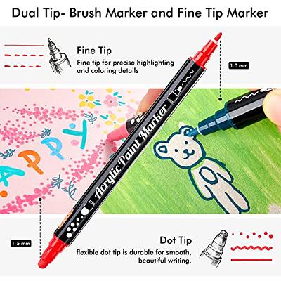 Dyvicl Hand Lettering Pens, Calligraphy Brush Pens Art Markers for  Beginners Writing, Sketching, Art Drawing, Illustration, Scrapbooking,  Journaling, Black Ink …