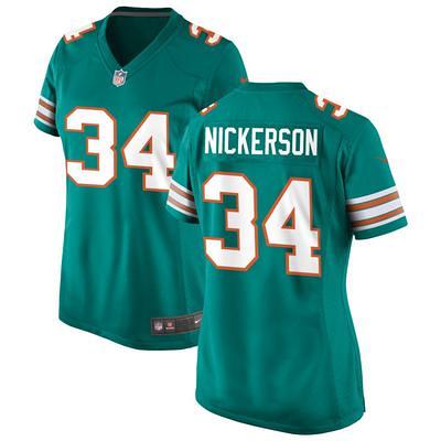 Women's Nike White Miami Dolphins Custom Jersey