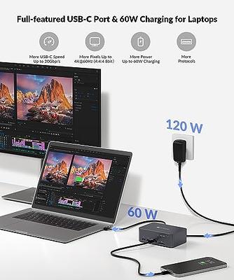 USB-C & HDMI Dual Monitor KVM Switch with Docking Station