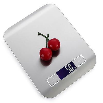 Food Scale Digital Scale Kitchen Scales Digital Weight, YONCON Baking Scale  for Bakers, Candle Making or Soap Making with Stainless Steel Large