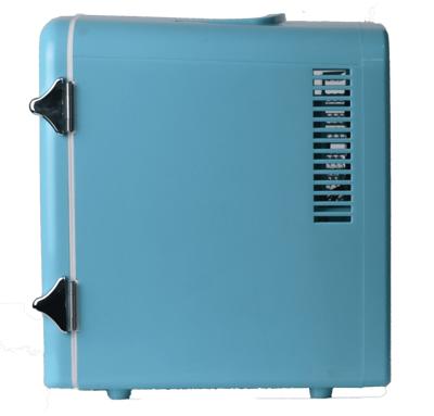  CROWNFUL Mini Fridge, 4 Liter/6 Can Portable Cooler and Warmer  Personal Fridge for Skin Care, Cosmetics, Food,Great for Bedroom, Office,  Car, Dorm, ETL Listed (Blue): Home & Kitchen