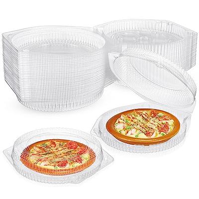 Harloon 40 Pcs 9 inch Plastic Disposable Pie Containers with