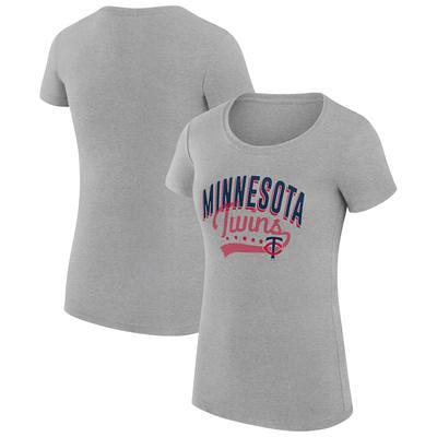 New Era Women's Navy Minnesota Twins Team Stripe T-shirt