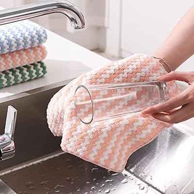 Kitinjoy 100% Cotton Kitchen Dish Cloths, 6 Pack Waffle Weave Ultra Soft  Absorbent Dish Towels for Drying Dishes Quick Drying Kitchen Towels Dish