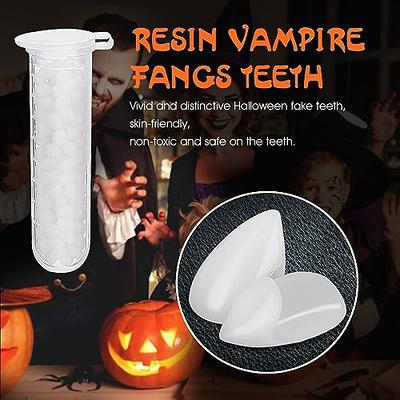 Party Halloween Resin Vampire Teeth Kids Cosplay Non-toxic Fangs Dentures  Costume False 13mm 15mm 17mm 19mm 