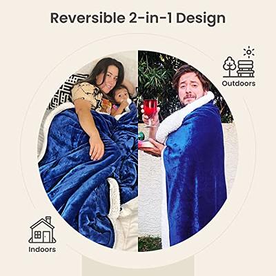 Plush Sherpa Fleece Blanket – Everlasting Comfort