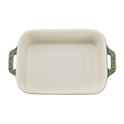 Staub Ceramic 10.5-inch X 7.5-inch Rectangular Baking Dish - White : Target