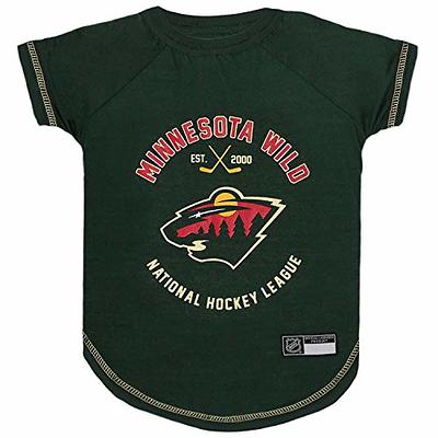 Pets First NHL Minnesota Wild Tee Shirt for Dogs & Cats, Medium. - are You  A Hockey Fan? Let Your Pet Be an NHL Fan Too! - Yahoo Shopping