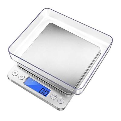 Food Scale Digital Weight Grams and Oz, YONCON Digital Kitchen Scale with  Bowl - Measuring Cup, 11lb by 1g Super Accurate for Cooking, Baking, Tare