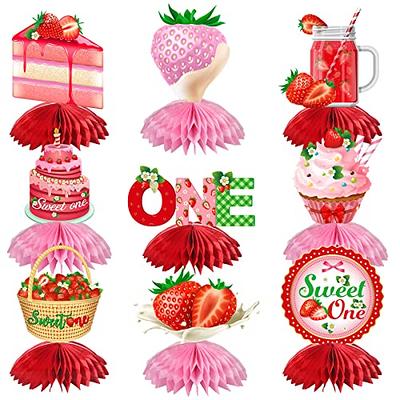 Strawberry Party Sign Decor, Party Table Sign