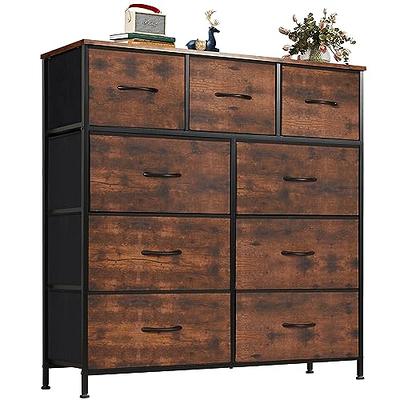 YILQQPER Dresser for Bedroom with 5 Drawers, Tall Storage Tower for Closet,  Living Room, Nursery, White Dresser with Sturdy Steel Frame, Fabric Bins,  Leather Finish, Wood Top, White - Yahoo Shopping