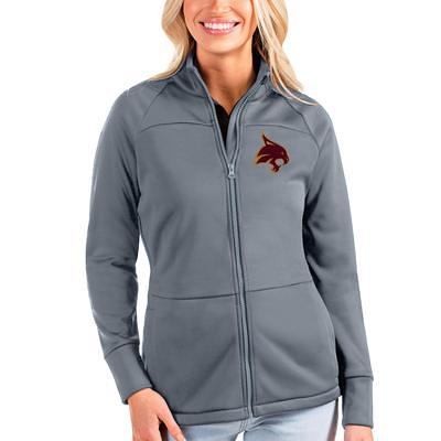 Antigua Women's Texas Rangers White Victory Hooded Pullover