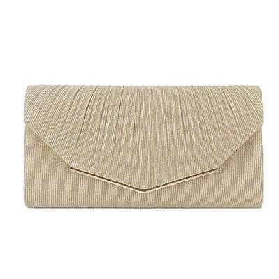 Ofuleo Evening Bag Small Wallet Handbag for Women Gold Beaded