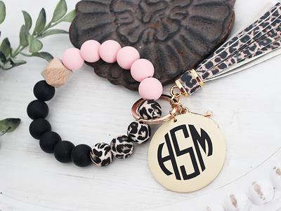 Monogrammed Quatrefoil Bracelet