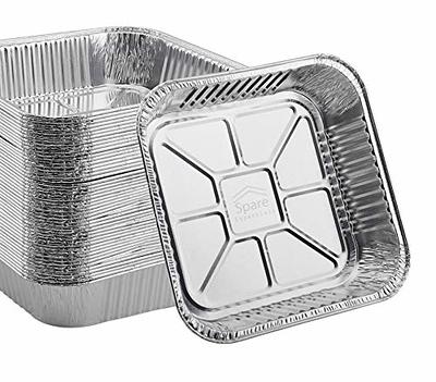 Disposable Aluminum Foil 9x9 Square Baking Pans (30 Count) by Stock Your  Home