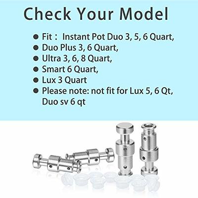 Steam Release Valve, 2Pcs Instant Pot Valve for Instant Pot Duo/Duo Plus 3,  5, 6, 8 Quart, Replacement Pressure Cooker Accessories