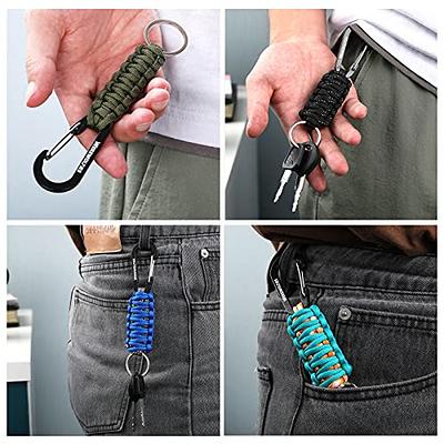 Carabiner keychain with knot - Women