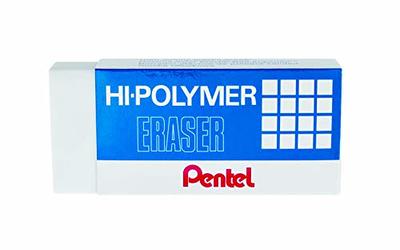 Pentel Hi Polymer Erasers White Pack Of 4 - Office Depot