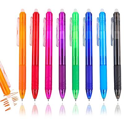  Erasable Gel Pens, Lineon 15 Pack Blue Retractable