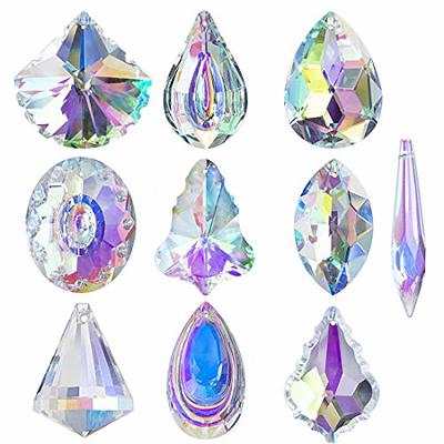 H&D HYALINE & DORA 10pcs Coloful Crystal Chandelier Lamp Lighting Drops  Pendants Prisms Hanging Glass Prisms Parts Suncatcher Home Car Decor -  Yahoo Shopping