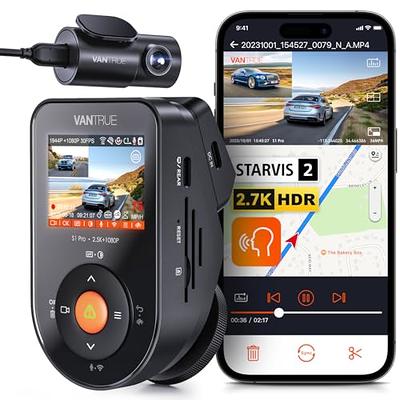 AZDOME 5G WiFi 3 Channel Dash Cam, Dash Camera Front and Rear 4K+1K Free