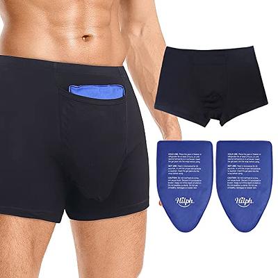 Hilph Vasectomy Ice Pack for Men, Vasectomy Gift for Men with 2 Custom Fit  Ice Packs for Testicular Support and Pain Relief, Reduce Swelling (Black,  Large) - Yahoo Shopping