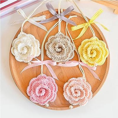 Car Mirror Hanging Accessories,Hand Knitted Rose Flower Car Ornament Car  Charms,Crochet Car Accessories Cute Rearview Mirror Accessories for Women  and Girl - Yahoo Shopping