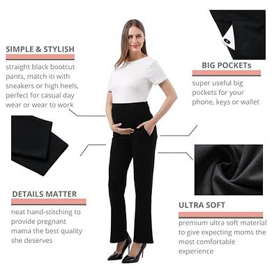 Maternity Pants Comfortable Stretch Over-bump Women Pregnancy