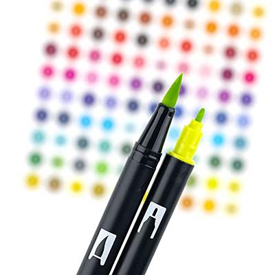 Dual Brush Pen Art Markers 10-Pack, Bright, Brush Markers