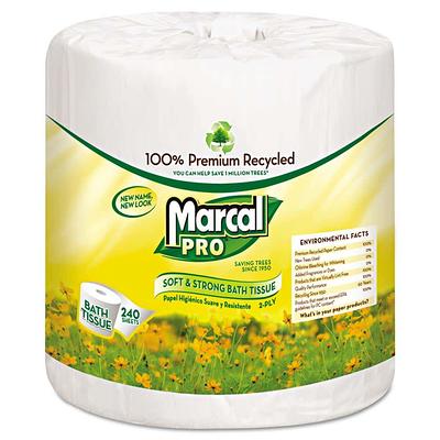 Floral Soft 2-Ply Standard Toilet Paper, White, 400 Sheets/Roll, 48  Rolls/Case (B448)