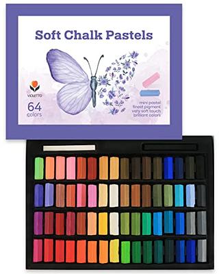 12 Colored Square Pastels 12 Count Soft Pastel Chalk, Soft Dry Pastel  Artist Chalk Pastel Sticks for Office School Art Drawing Painting