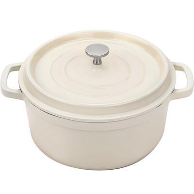 Calphalon Select 5 qt. Round Stainless Steel Dutch Oven with Glass Lid  2067143 - The Home Depot