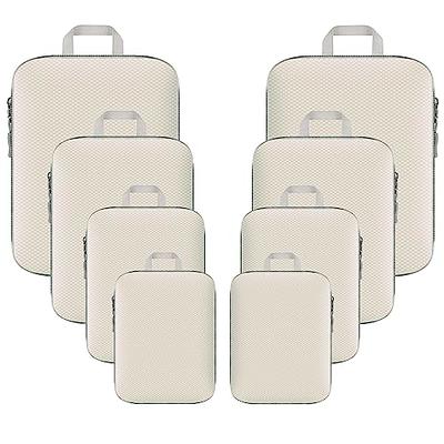 Dartwood Compression Packing Cubes - Suitcase Organizer Bags Set