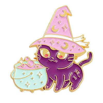 Enamel Pin For Clothes, Cat Pin, Fun Pins, Halloween Inspired Witch Clothes  Brooch, Backpack - Yahoo Shopping
