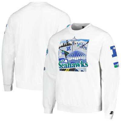 Seattle Seahawks Starter Vintage Pullover Sweatshirt - Royal