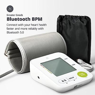 Greater Goods Bluetooth Blood Pressure Monitor for Home Use, Smart