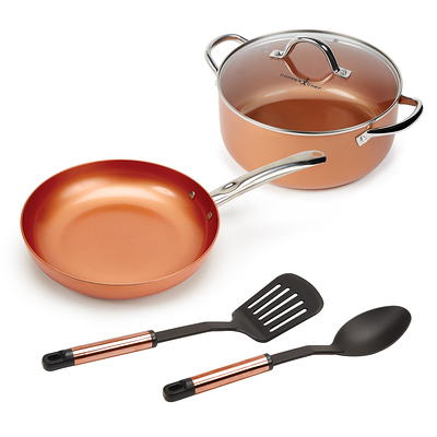 Copper Chef 10 Piece Nonstick Pan Set, with CeramiTech NEW