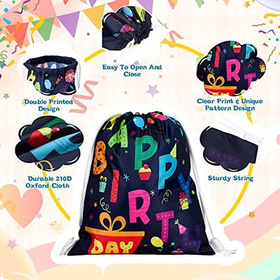 Sweetude 18 Pcs Birthday Gift Bag Birthday Party Drawstring Canvas Backpack  Happy Birthday Bag 11.81 x 9.84 Inch Reusable Gym Sports Return Gift String  Backpack for Men Women Kids, 9 Designs - Yahoo Shopping