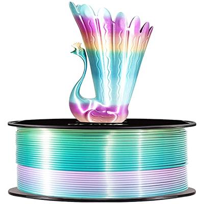 Silk Blue Purple Multicolored Fast Color Gradient Change PLA 3D Printer  Filament, 1.75mm 1Kg Multi