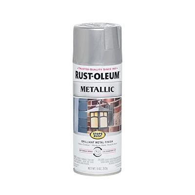 Rust-oleum 11oz Universal Metallic Titanium Spray Paint Silver : Target