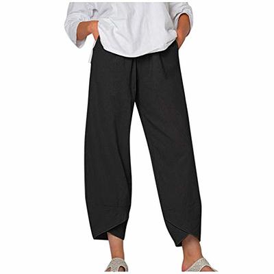 Buy BALEAF Women's Plus Size Capris Comfy Pull on Cropped