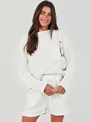  Caracilia Knit Sweater Set for Women 2 Piece Outfits