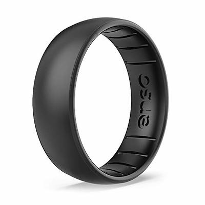 Zales Enso Rings Elements Collection - 4.3mm Diamond Silicone Band