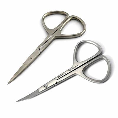 Stelone Cuticle Scissors Extra Fine Curved - Stainless Steel