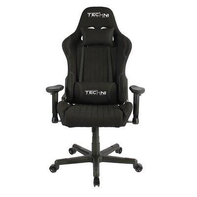 Lucklife Footrest Office Desk Chair Ergonomic Gaming Chair Black PU Leather Racing Style E-sports Gamer Chairs