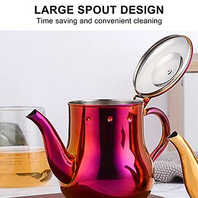 37Oz Glass Teapot Stove Induction Cooker Water Kettle Teapot With