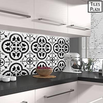 TUNKENCE 10 Sheets Tile Peel and Stick Backsplash Seamless Tile Self  Adhesive Mosaic Tiles 3D Self Adhesive Tiles for Kitchen Backsplash and  Bathroom