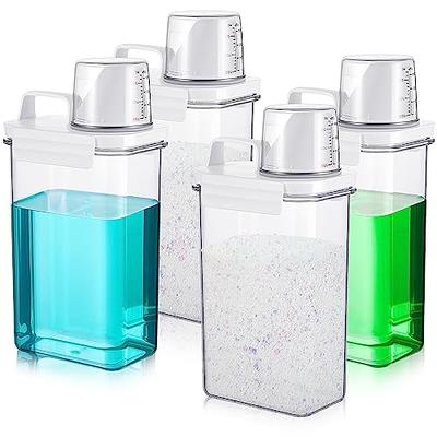 Homemaxs Laundry Detergent Dispenser Container Powder Storage Soap Box Tin Washing Softener Fabric Holder Canister Guest Bead, Size: 25x18cm