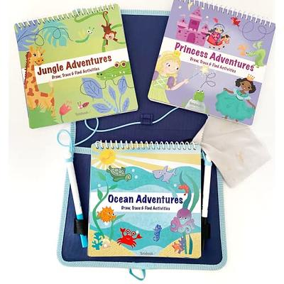 Totebook Kids' Travel Dry Erase Activity Kit - Princess + Jungle